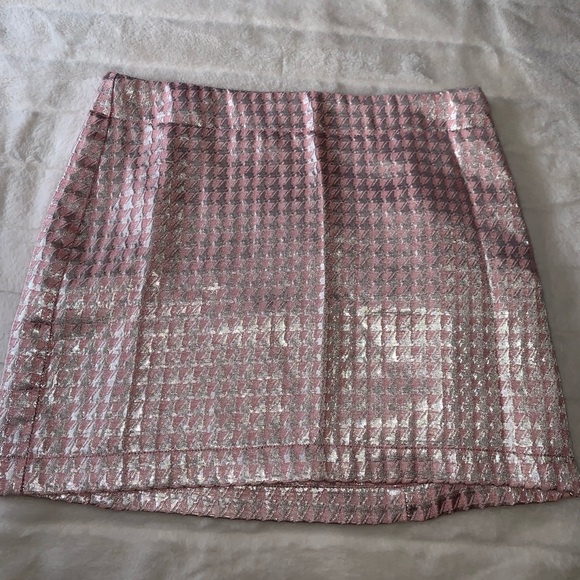 Pink and silver top shop skirt - Picture 3 of 3